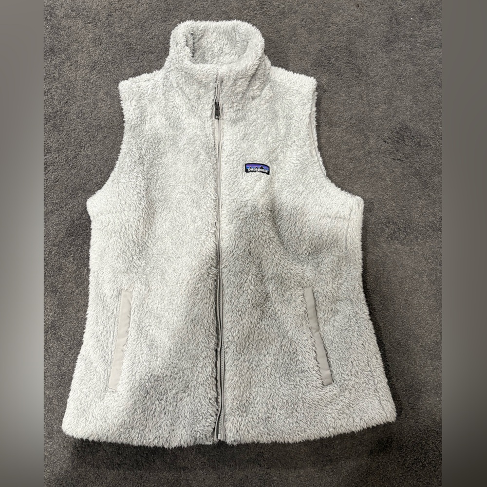 Patagonia Light Gray Fleece Vest